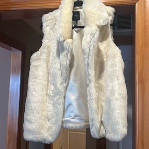 Faux fur vest